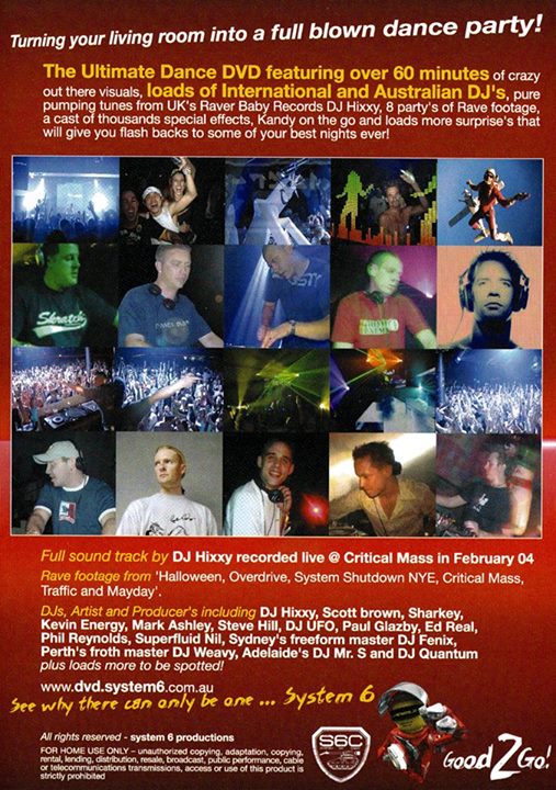 System 6 DVD 2004 Back Cover